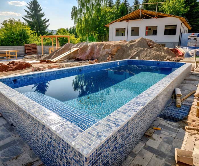 New Outdoor Pool Construction Near Oakland Park, FL